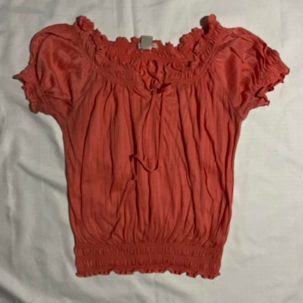 Belle-du-jour Women's Pink and Orange Blouse